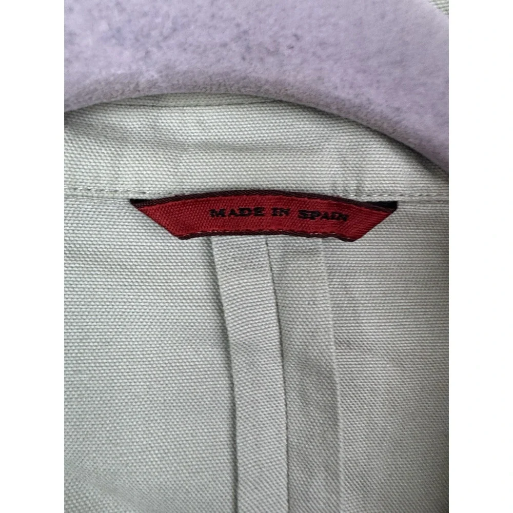 Carolina Herrera Men's Cotton Sport Coat Blazer Sz 42 Beige Made In Spain Preppy